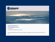 Tablet Screenshot of drakemanagement.com